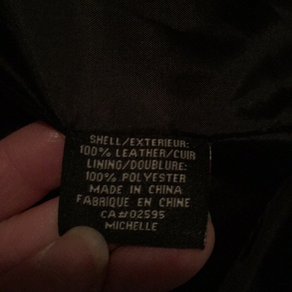 Brody black leather jacket - Picture 4 of 6